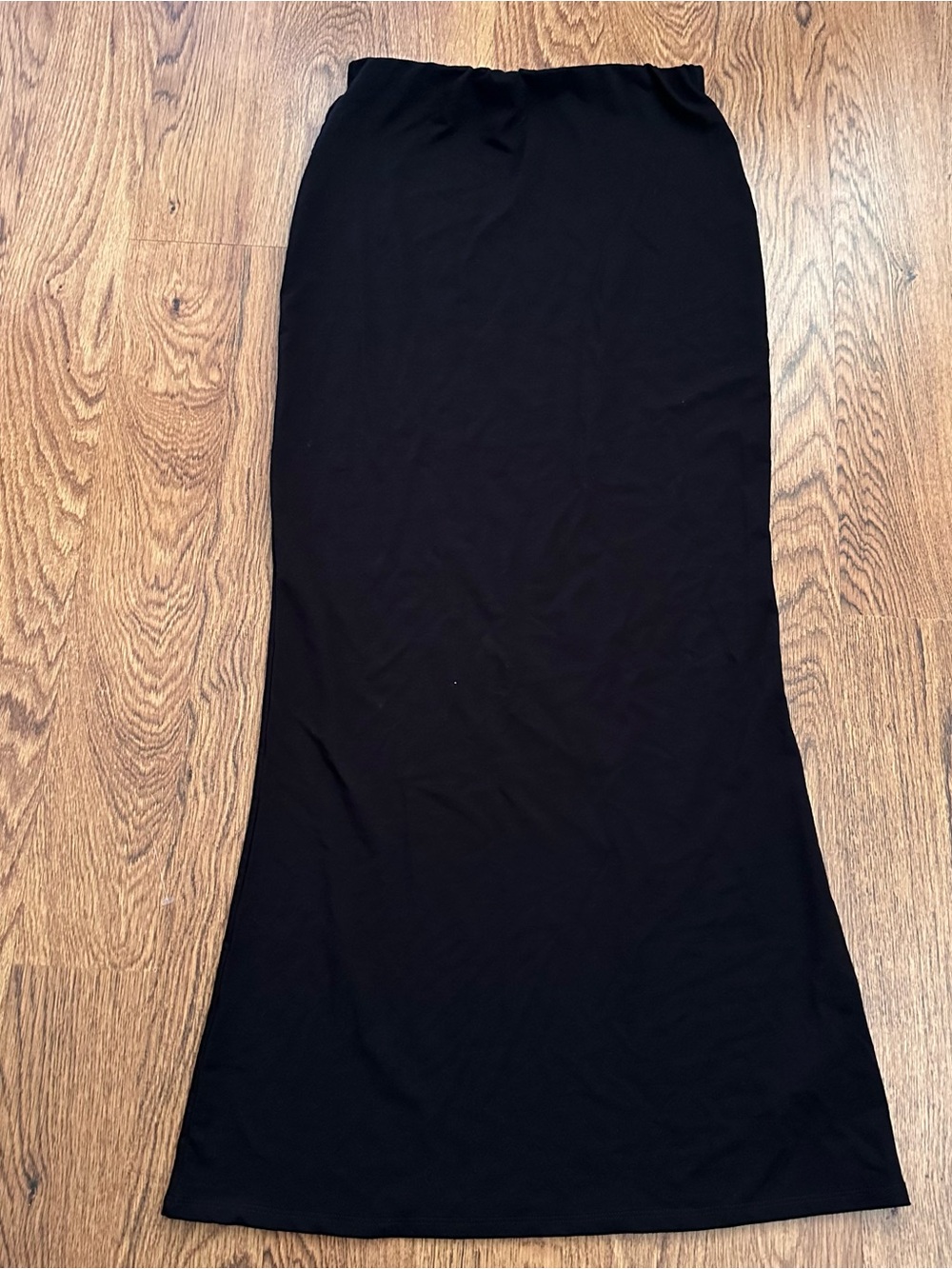Reformation Classic Black Maxi Skirt mermaid size XS tencel elastic waist